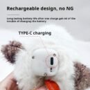 Putting Small Fat Choo Cat Toy Simulated Bird Automatic Cat Teaser Stick to Burn Energy