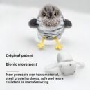 Putting Small Fat Choo Cat Toy Simulated Bird Automatic Cat Teaser Stick to Burn Energy