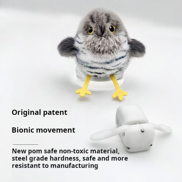 Putting Small Fat Choo Cat Toy Simulated Bird Automatic Cat Teaser Stick to Burn Energy - Image 5