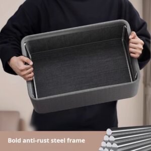 Home Storage Box Wardrobe Organizer Clothes and Pants Storage Box Fabric Cationic Storage Basket
