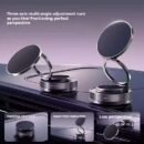 2025 New Vacuum Suction Magnetic Car Phone Holder Adheres to Center Console Anti-Shake Suction Cup