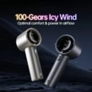 Handheld Fan Pro 1/Pro 1S Portable 100 Level Speed Adjustable Metal Body Digital Display