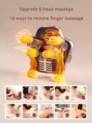 Cervical massage device for the waist and back, genuine shoulder and neck trapezius muscle massager, cervical spine neck kneading device