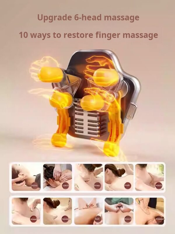 Cervical massage device for the waist and back, genuine shoulder and neck trapezius muscle massager, cervical spine neck kneading device - Image 2