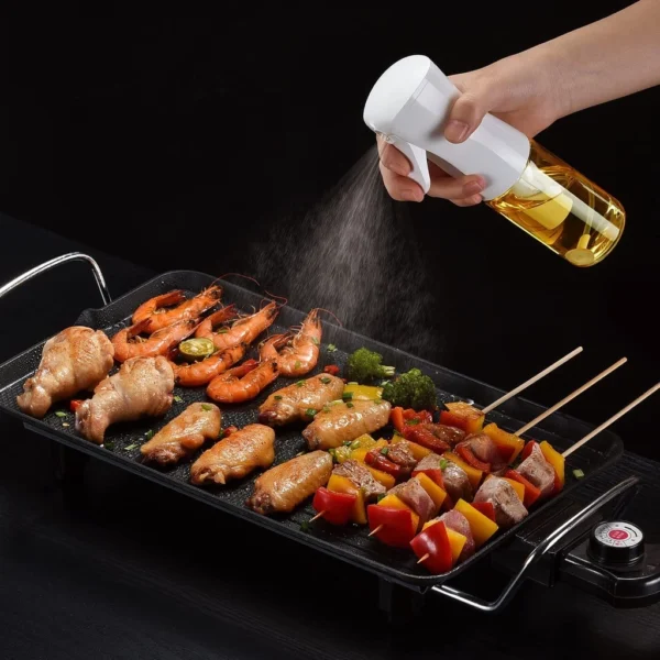 [200ml] Oil Bottle Kitchen Spray Cooking Baking Mist Sprayer BBQ - Image 2