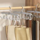 12 Hooks 360 Degree Rotatable Hanger Multi-hook Sling Hanger Multifunctional Underwear Undershirt Suspenders Storage Household